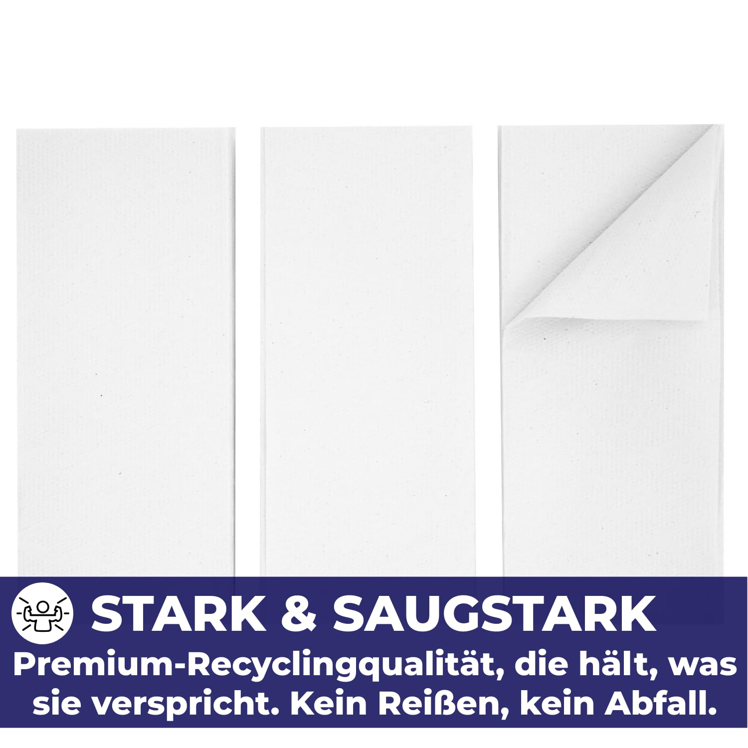 Asciugamani di Carta Piegati a V e ZZ, 2 Veli Bianchi, 6000 Fogli 25x21 cm, Carta Riciclata Ecologica, Super Assorbenti e Resistenti, per Dispenser Standard e Ufficio