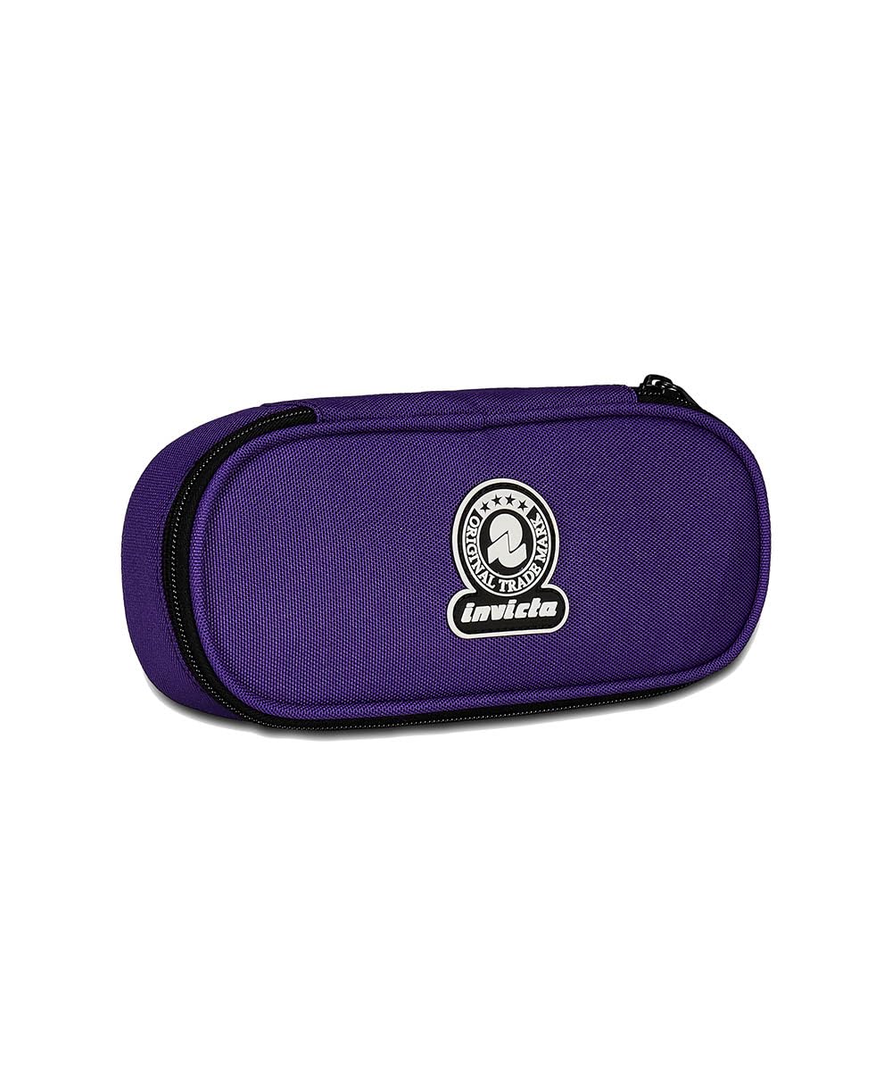 Portapenne INVICTA LIP PENCIL BAG – Astuccio Blu Con Scomparto Interno, Dimensioni 22x9x5,5 Cm - 4