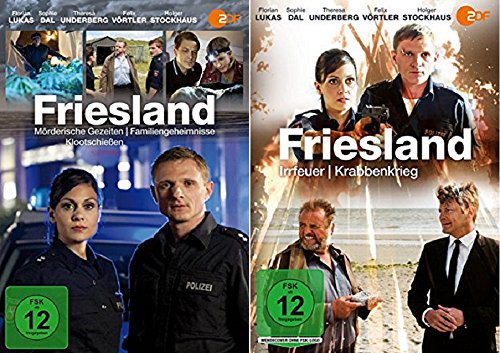 Preisvergleich Produktbild Friesland: Mörderische Gezeiten, Familiengeheimnisse, Klootschießen, Irrfeuer, Krabbenkrieg [DVD Set]