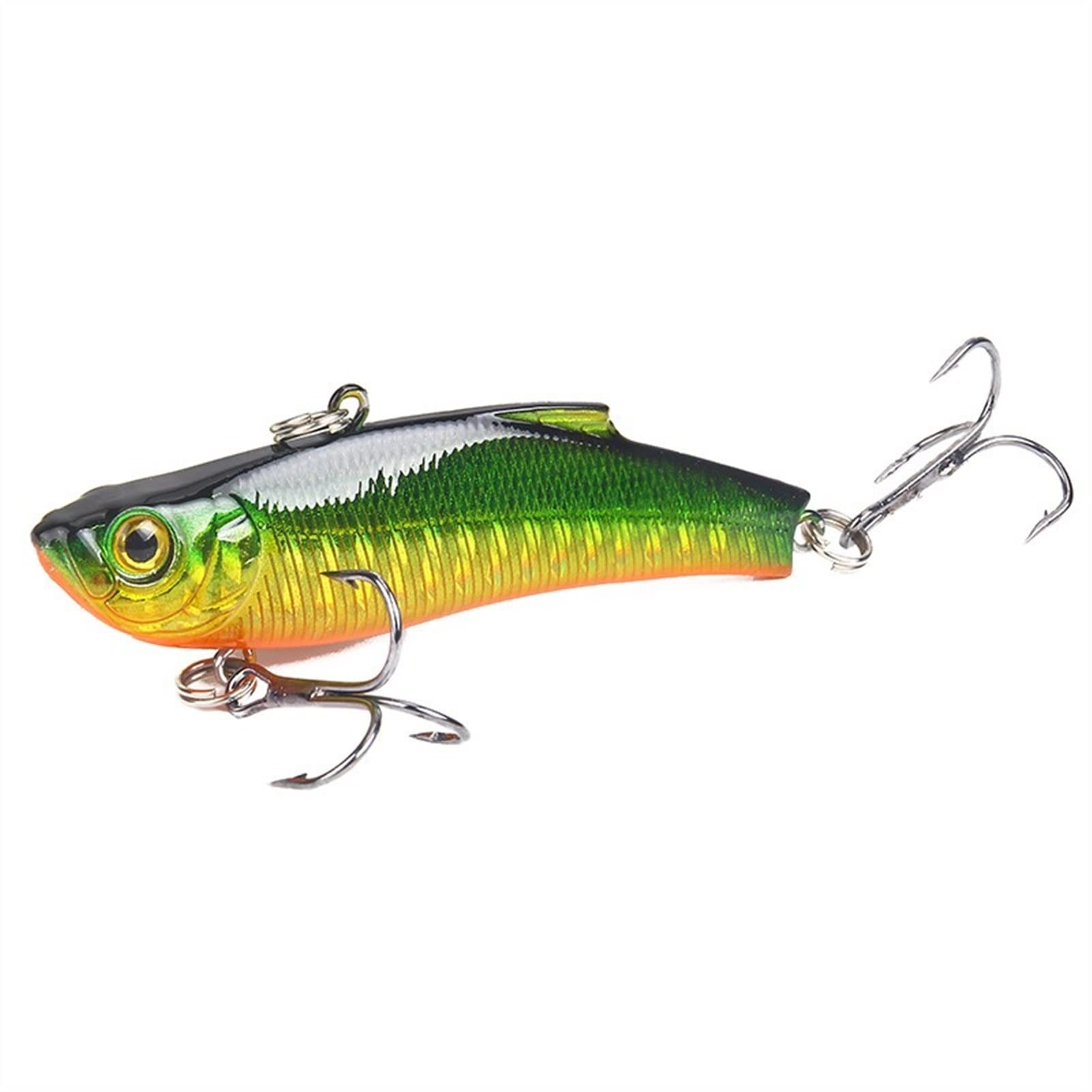 Señuelos de Pesca Blandos, Señuelos de Pesca 10 PCS Señuelo de Pesca Cebo Duro Buceo Cebo Giratorio Aparejos de Pesca de mar de Invierno 7 cm / 18 g for Agua Dulce, Equipo de Pesca Simple