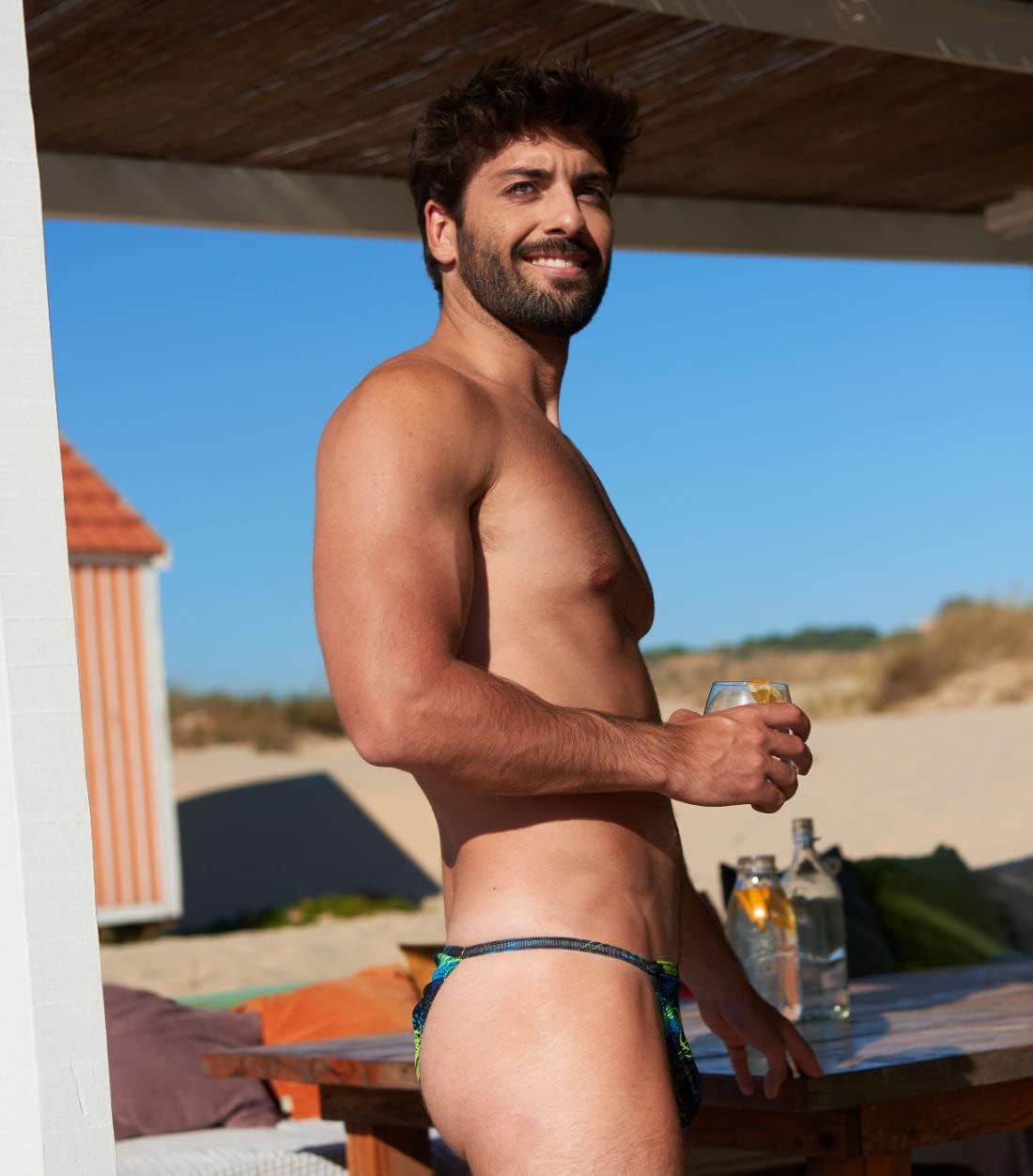 Kiniki Men's Tan Through Swim Tanga (5th Generation)