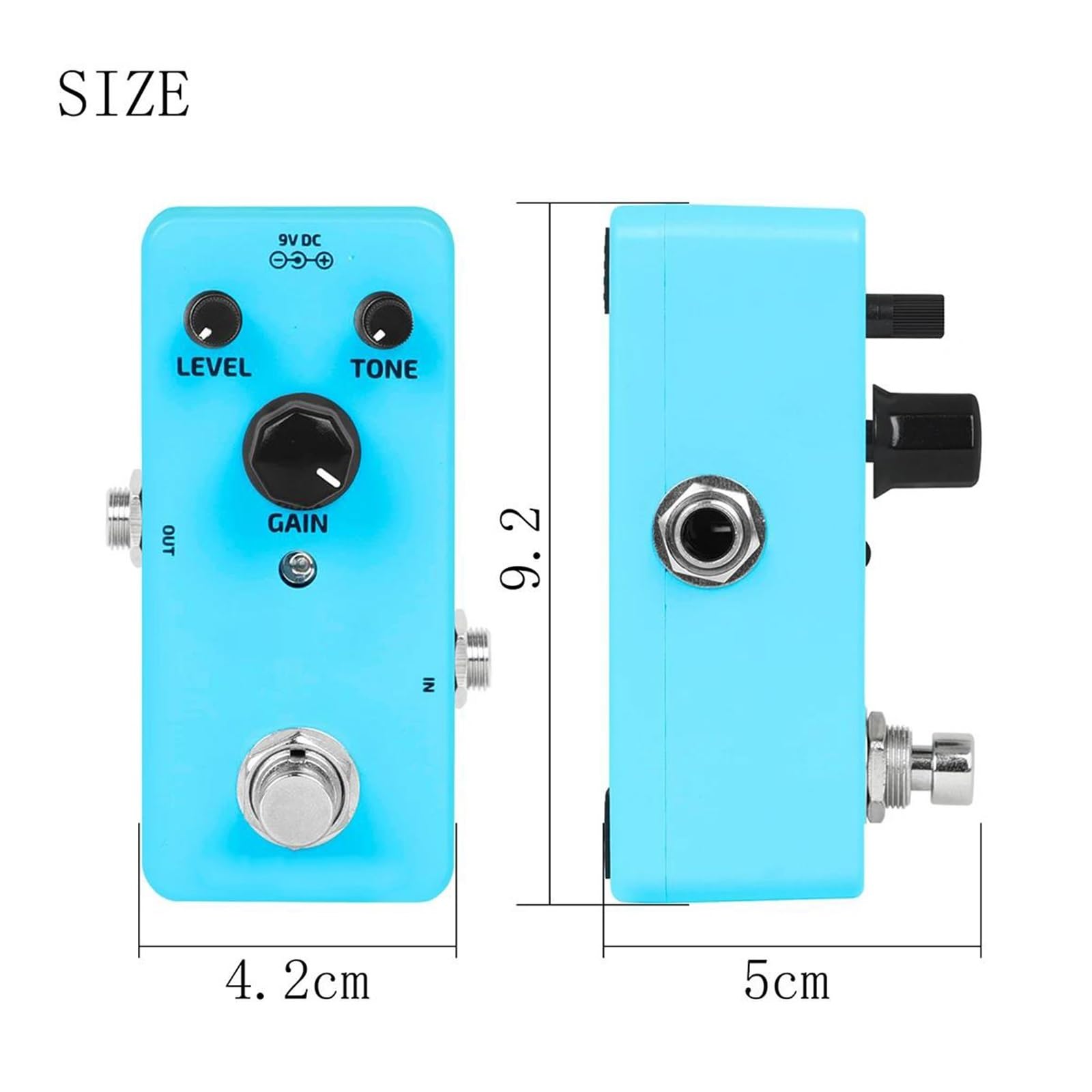 Efekt Gitarowy Overdrive Cyfrowy Analogowy True Bypass Akcesoria Do Instrumentów