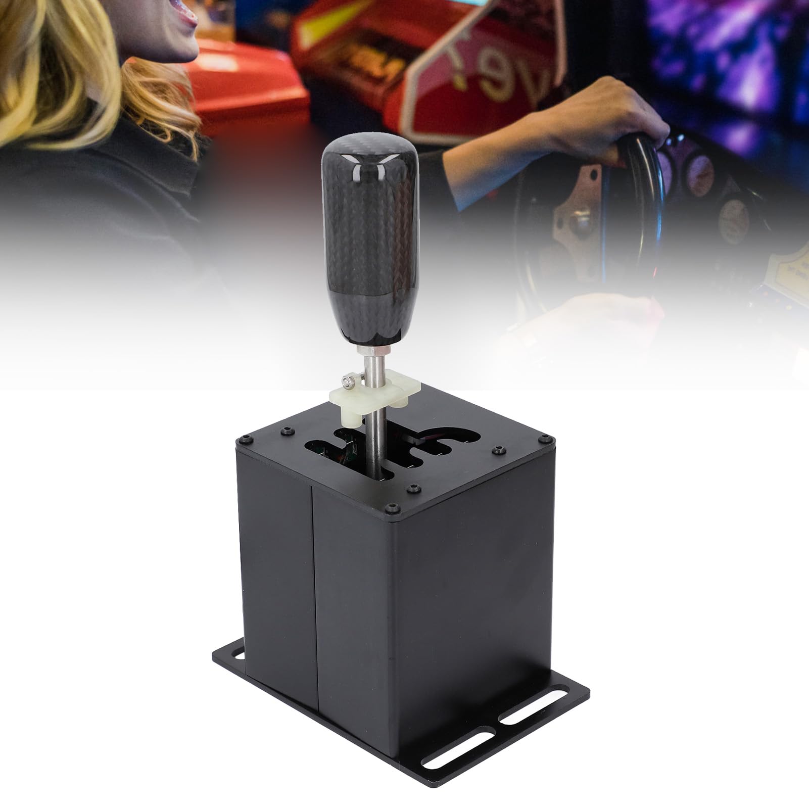TOPINCN Simulatore di Gioco di Corse USB per PC, Ad H con Sensazione Autentica per Volante G27 G29 T300, Compatibile con Giochi di Corse Sim ATS ETS