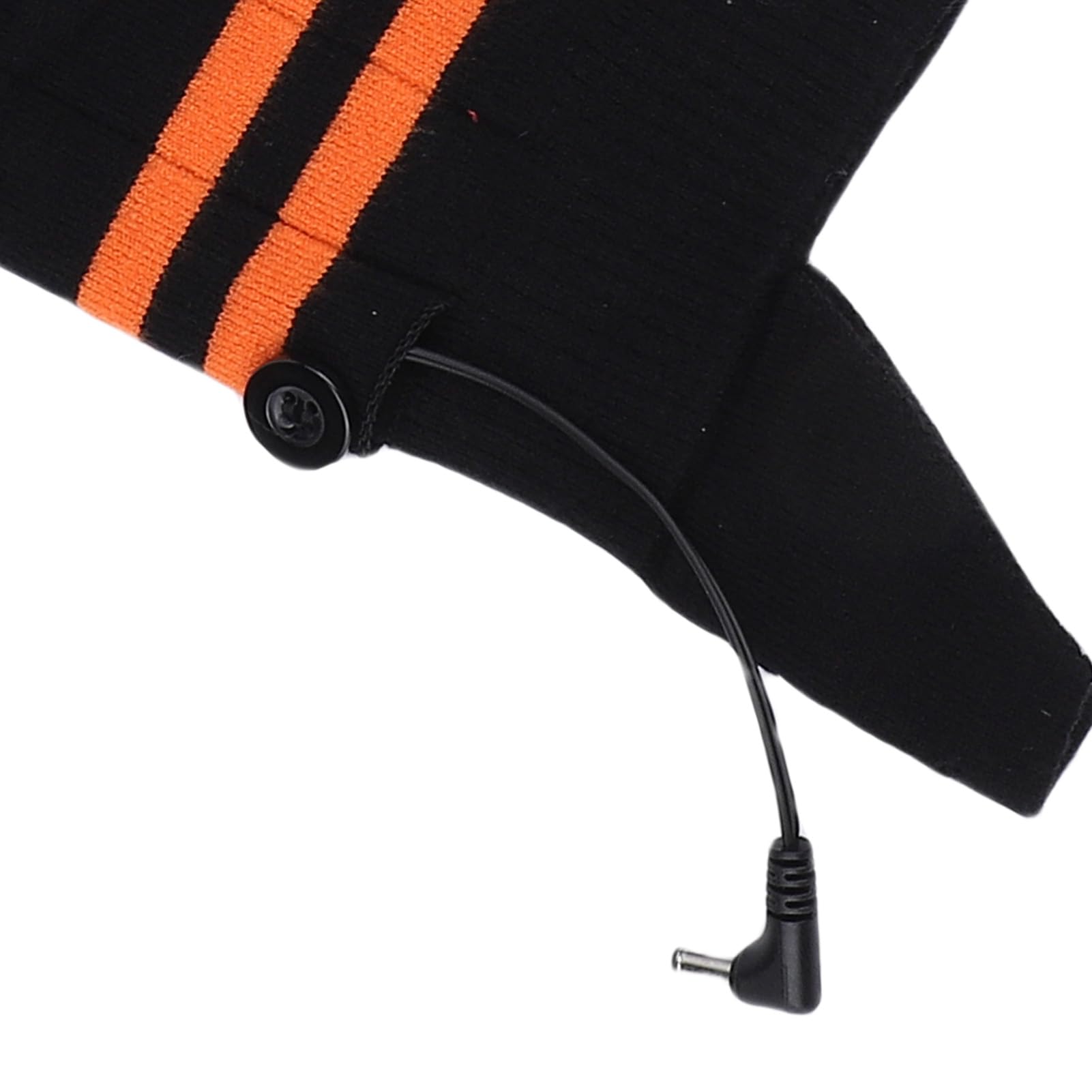 Tbest Chaussettes Chauffantes Douces électriques pour les Activités de Plein Air en Hiver, Alimentées par Batterie, 4 Réglages de Température