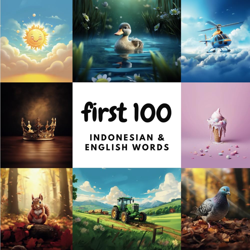 First 100 Indonesian & English Words
