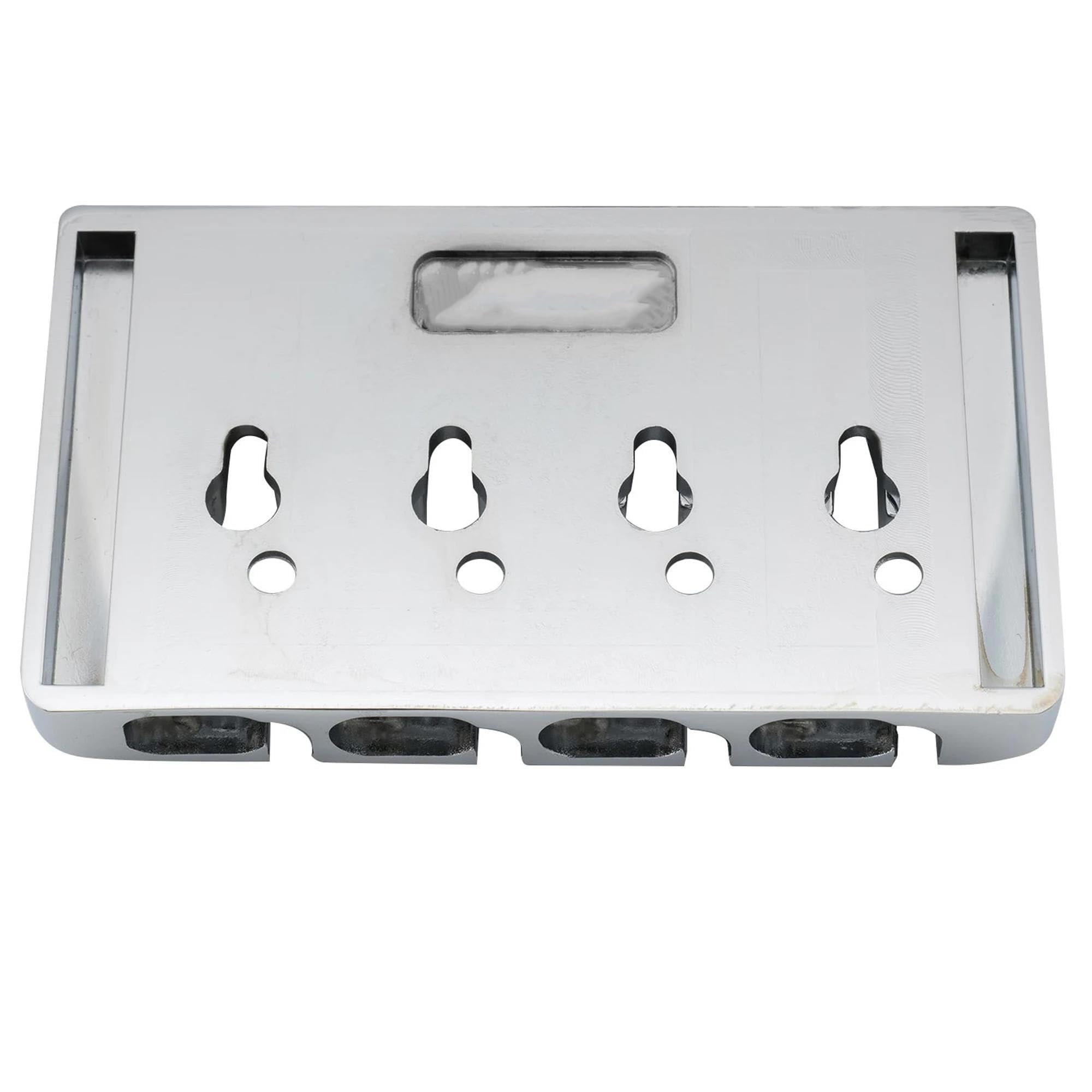 Mostek Gitarowy 4 Strunowy Mostek Basowy Z Twardego Cynku O Średnicy 19 Mm(Chrome)