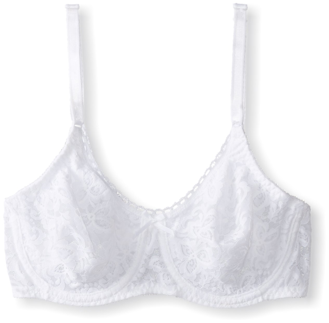 Bali Women's Lace 'N Smooth Stretch Lace Underwire Bra