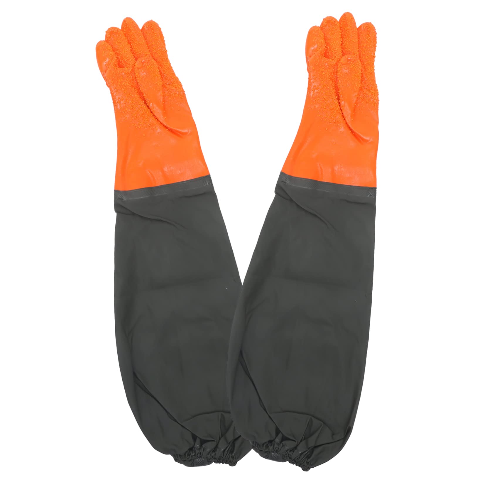 SEWACC 1Pair Fishing Gloves for Outdoor Use Portable Planting Gloves with Elastic Cuff for Gardening Cleaning and Fish Catching Lightweight