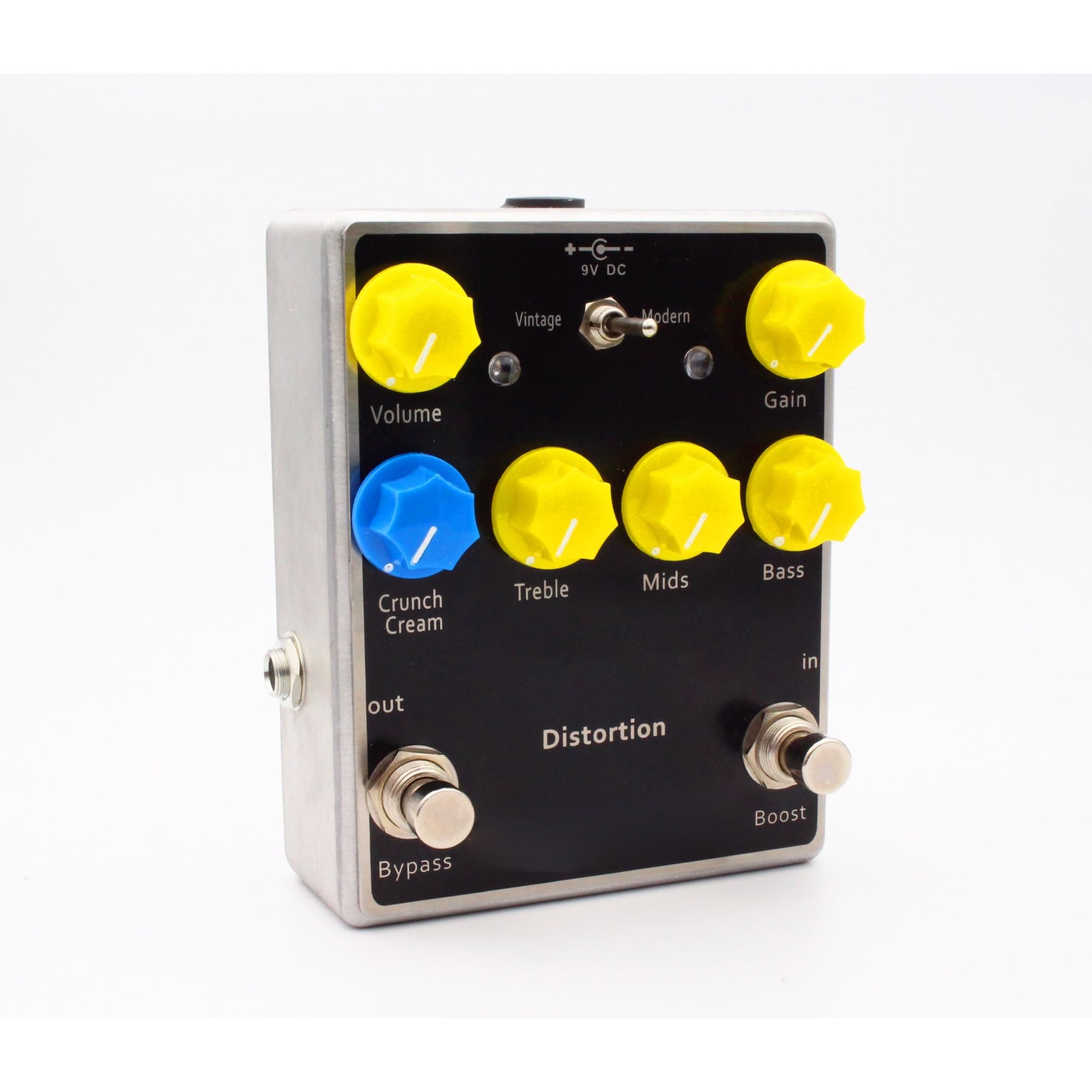 modulacyjny pedał gitarowy Pedał Efektów Gitarowych Typu Distortion Z Kondensatorami Rezystory Trójpasmowy EQ Mini Efekty Akcesoria Gitarowe