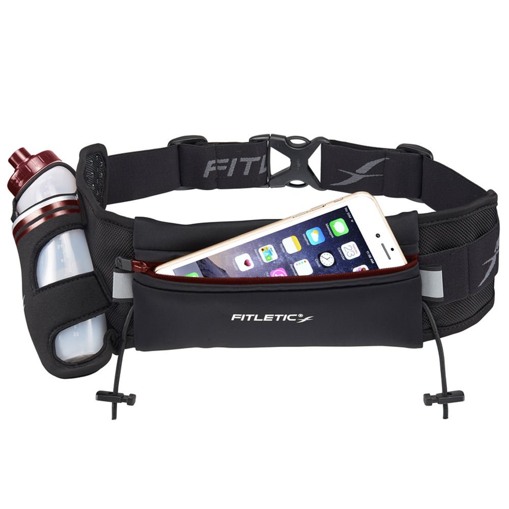 Fitletic HD12 Ceinture d'hydratation Noir 360 ML