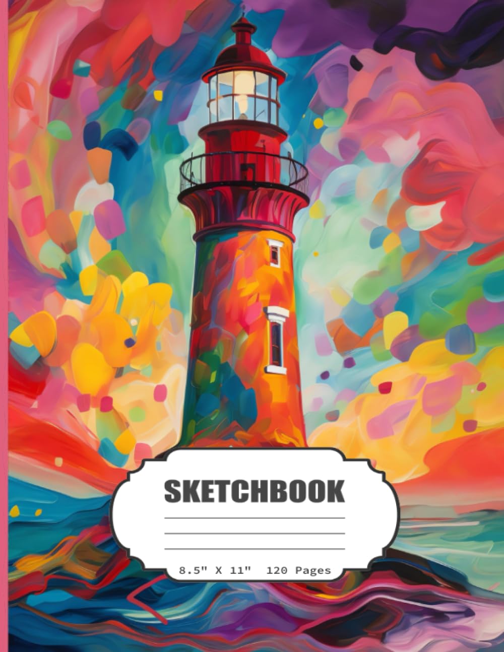 Sketchbook: Lighthouse Blank Sketch Book for Kids, Adults, Artist Notebook/Journal for Drawing, Writing, Sketching or Doodling, Blank Paper, 120 Blank Pages, 8.5x11 (Blank Drawing Book)
