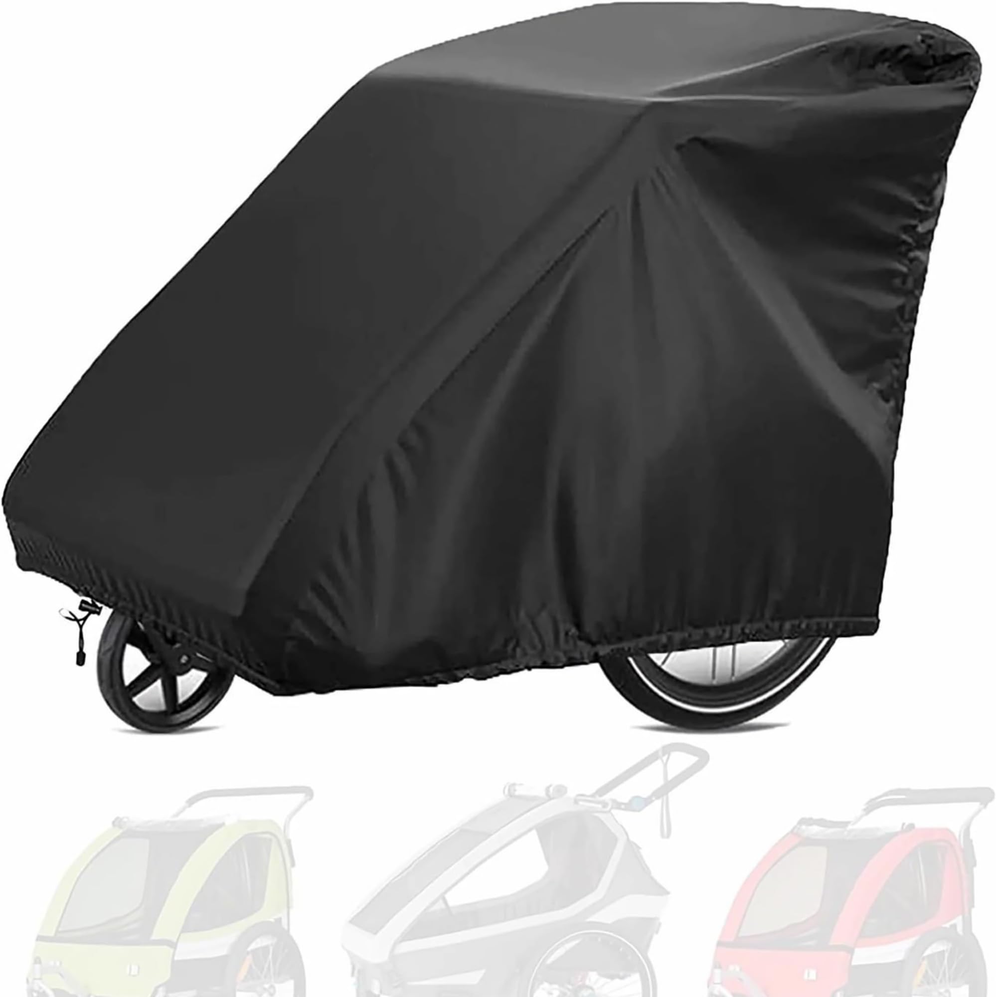 ZORQ Pokrowiec na przyczepkę rowerową, kompatybilny z SAMAX 2 Seat Child