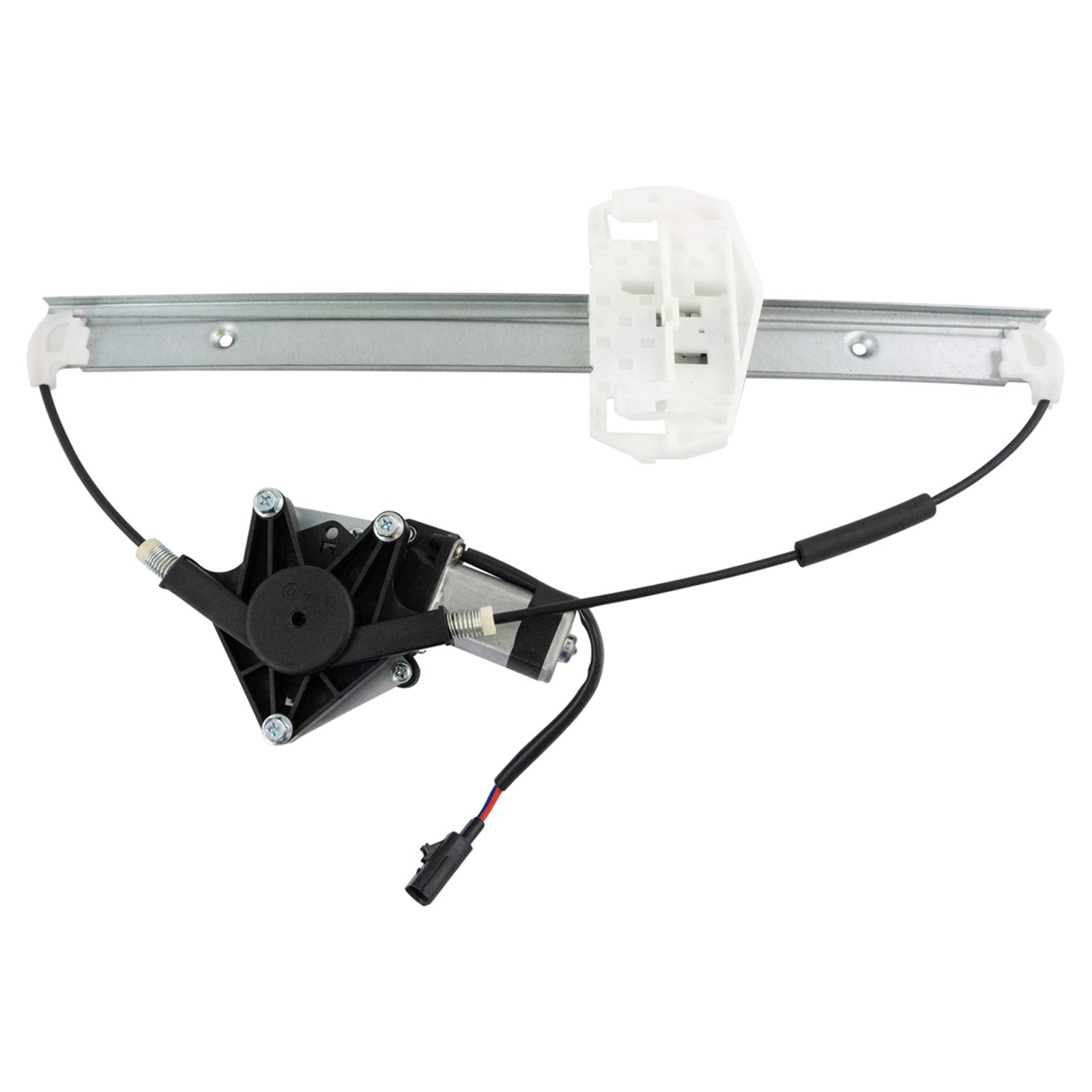 TRQ Front Left Power Window Regulator &amp; Motor Assembly Drivers Side Compatible with 2007-2018 Jeep Wrangler 2018 Wrangler JK