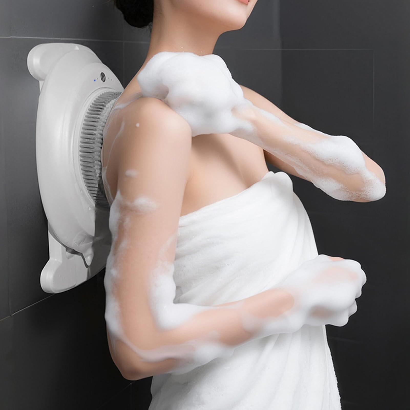 Pulitore Elettrico Per La Schiena - Strumento di Pulizia 4 Modalità Impermeabile,Scrubber Elettrico Per La Schiena Per Doccia | Per Bagno Casa Appartamento Dormitorio Hotel Uomini E Donne