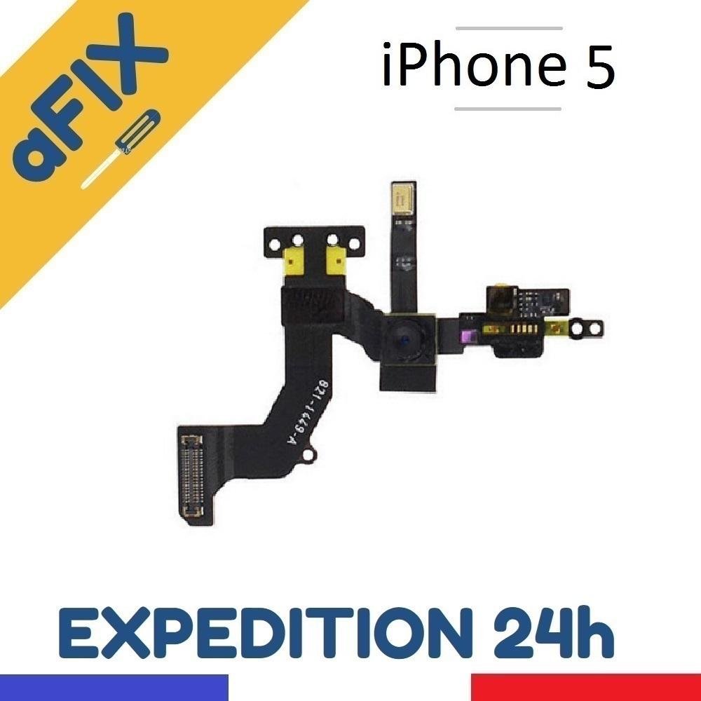Kit De Remplacement : Nappe Caméra Avant + Capteur De Proximité + Micro Pour IPhone 5 - Neuf