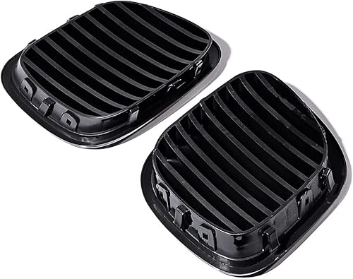 Miniatura 6 de Rejilla de riñón frontal negro mate para radiador M-Color listones compatibles con BMW E53 X5 LCI 2004 2005 2006 izquierda derecha
