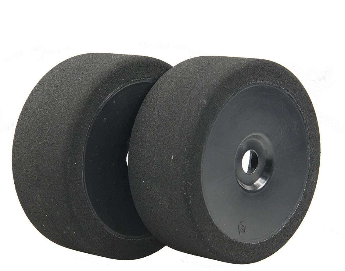 BSR Racing BSRC8027-B 1/8 Buggy Red Foam Tire Compound Black Dish Rim (2)