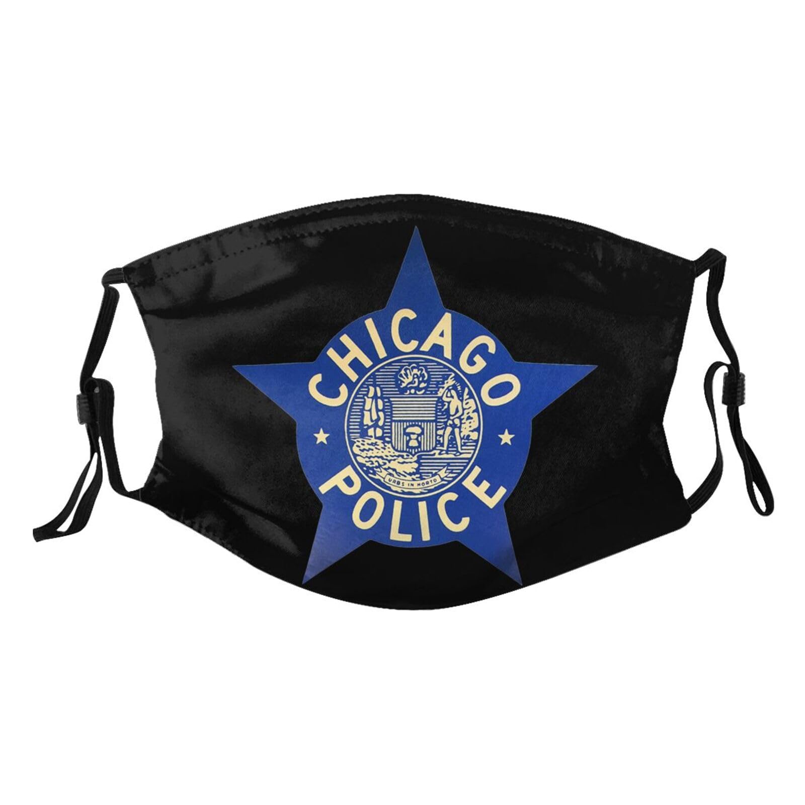 Chicago Police Adult Dust Mask Adjustable Dust Face with 2 Filter56