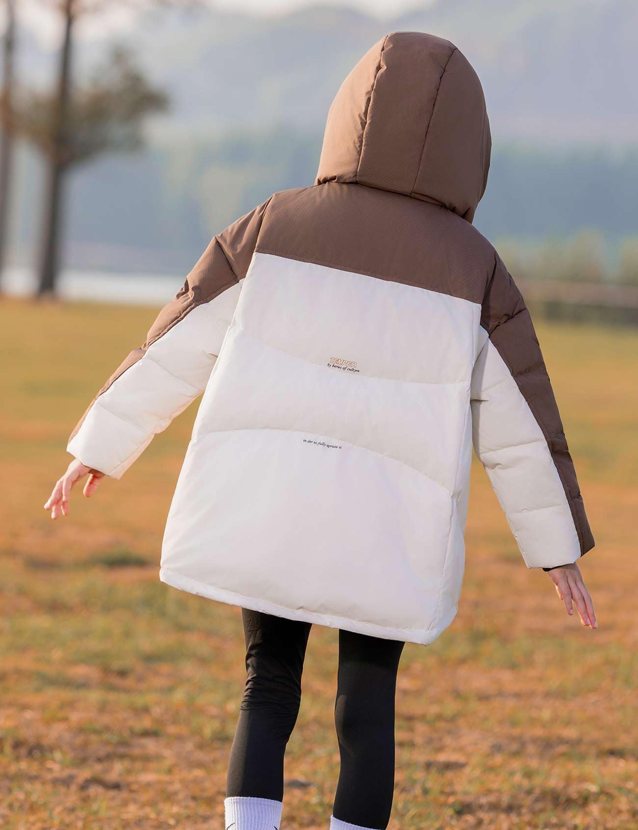 Echinodon Piumino invernale per ragazze con cappuccio per bambini giacche imbottite per esterni isolati