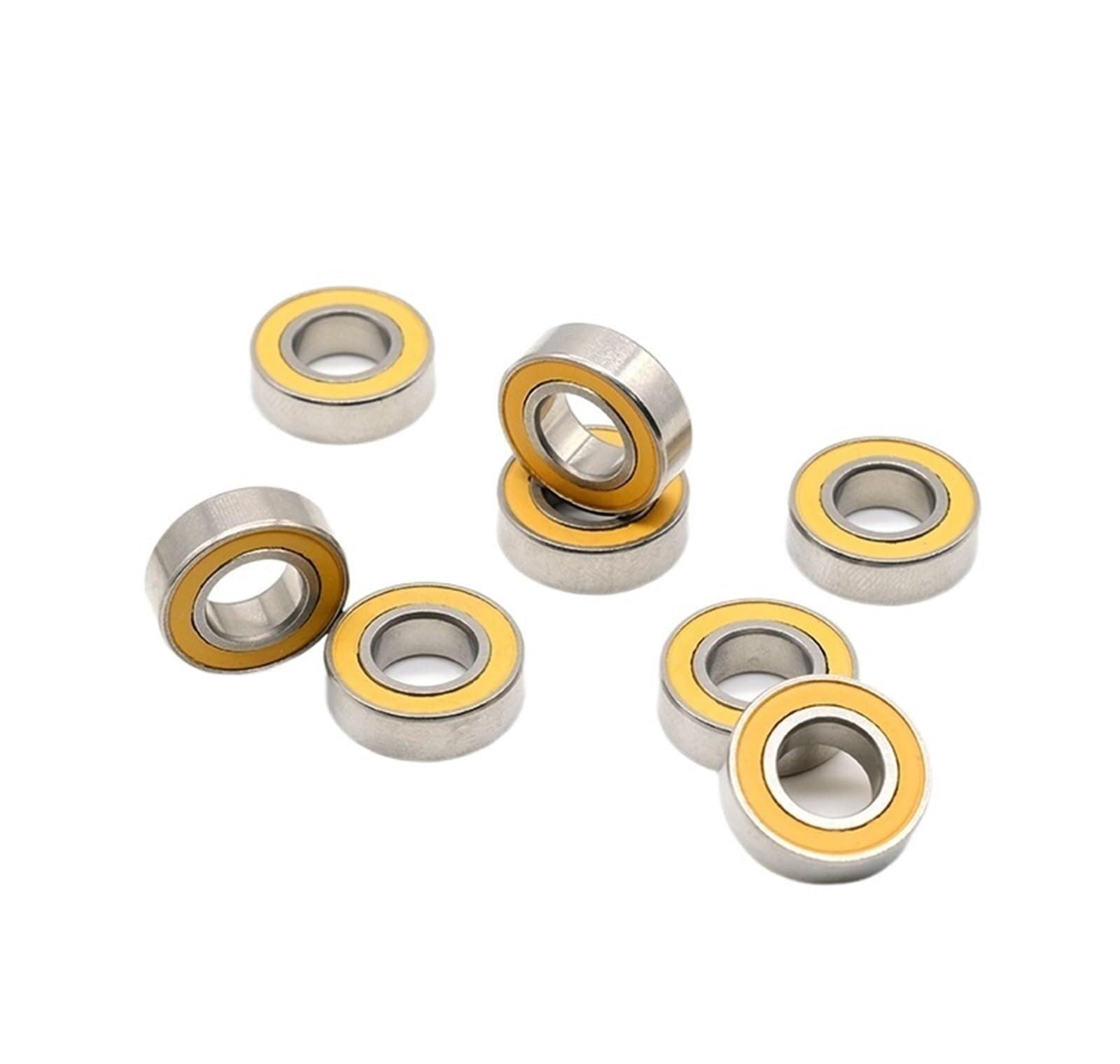Bimetaliczna tarcza uszczelniająca Mikro łożysko zwykłe 1 szt. S688 2RS CB ABEC-7 Hybrydowe łożyska ceramiczne Przemysł Wrzeciono silnika Hybrydy Łożyska kulkowe