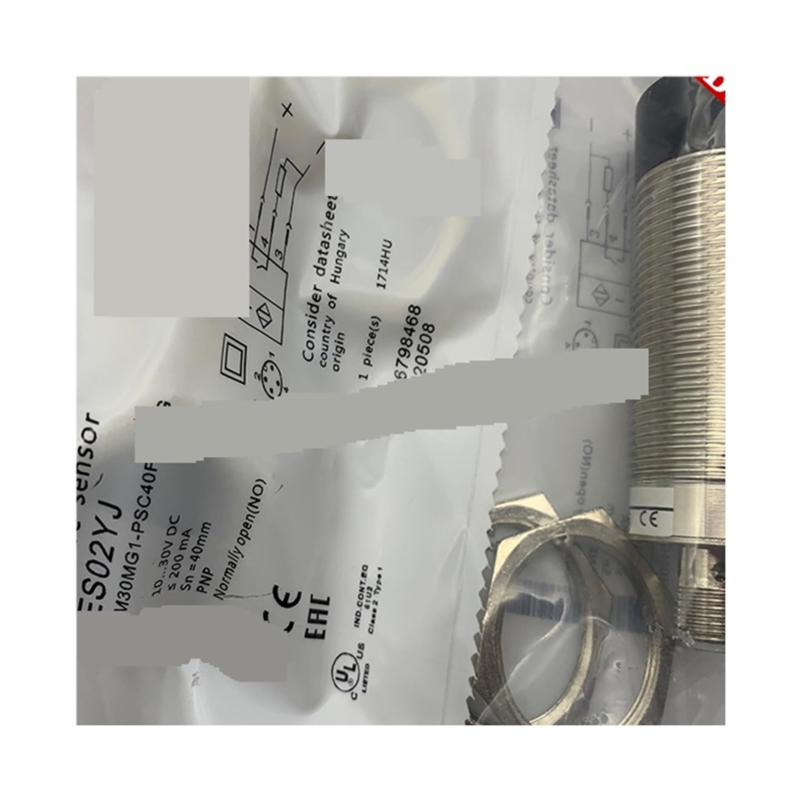 ZOZ03Y0 02YJ M30MG1-PSC40F-S04G Proximity Switch Sensor