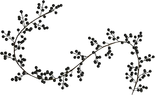 Miniatura 10 de Greentime - Guirnalda de Navidad de bayas rojas, bayas rojas artificiales para decoración de interiores y exteriores del hogar para invierno