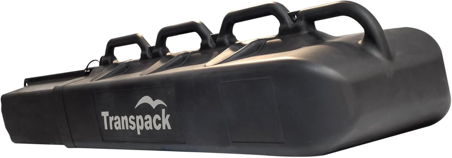 TRANSPACK High-Density Polyethylene Ski/Snowboard Hardcase Jet | Molded Handles & Rugged Low-Profile Wheels | Adjustable from 114cm to 203cm (7010-01)