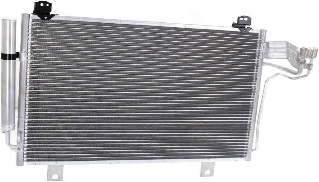 For Mazda 6/3 / 3 Sport A/C Condenser 2014 15 16 2017 | Aluminum Core Material | Parallel Flow Type | w/Receiver Drier | Sedan | Replaces DPI# 4243 | MA3030162 | GHR161480B