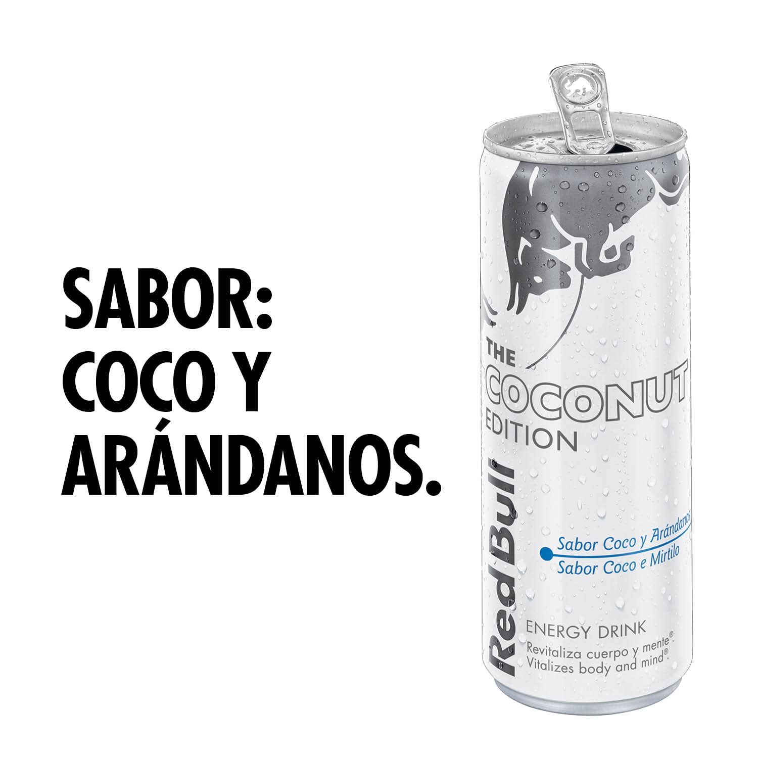 Red Bull Bebida Energética, Coco y Arándanos, 24 x 250 ml