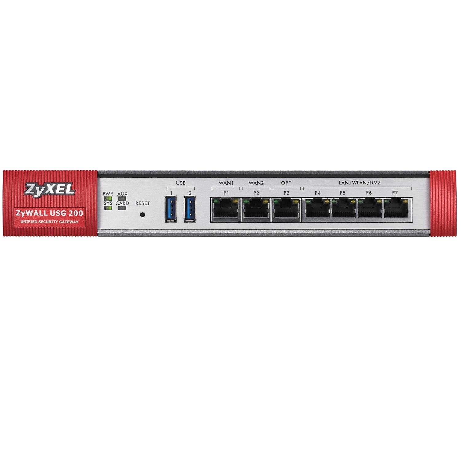 Zyxel Zywall Usg-200 Antiv/Idp Firewall