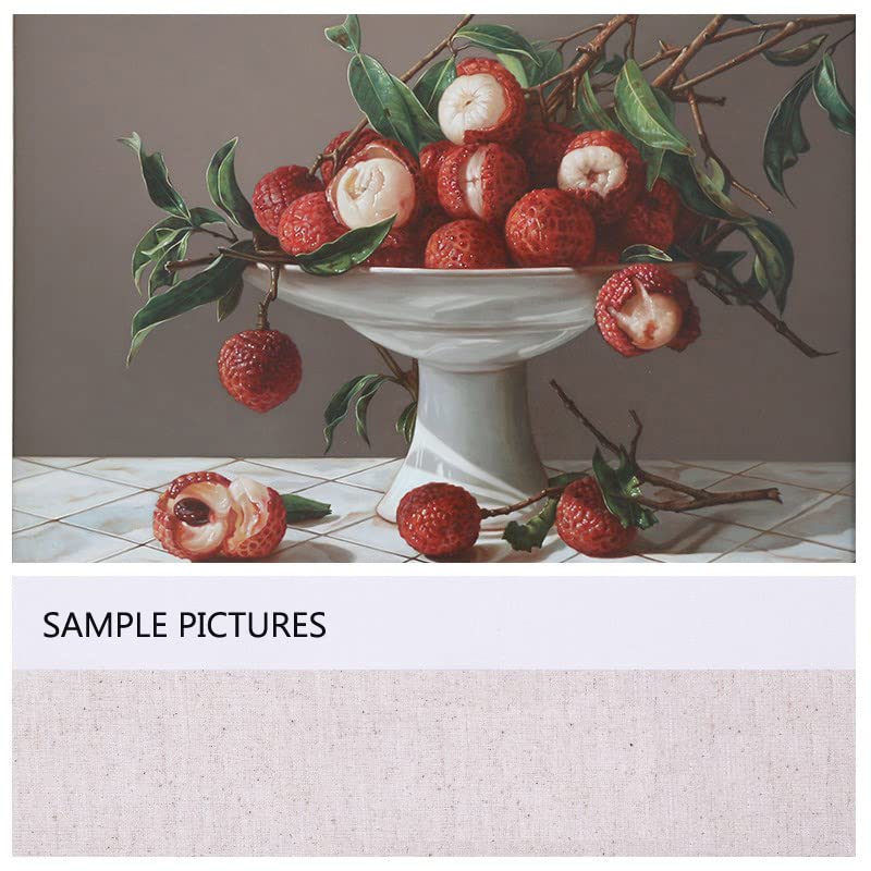 Leinwand Rolle,Leinwandstoff 1M EIN Rollen professioneller leerer leinwand für malerei Schicht acryl ölgemälde leinen Mischung grundierte Kunst liefert für künstler(Width 88cm)