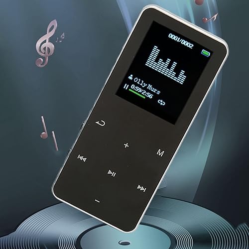 Miniatura 4 de Reproductor MP3 con Bluetooth 4.2, reproductor MP3 MP4 portátil con pantalla táctil completa 1080P de 1.8 pulgadas y diccionario de traducción,