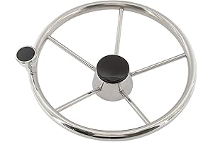 NovelBee Stainless Steel Steering Wheel