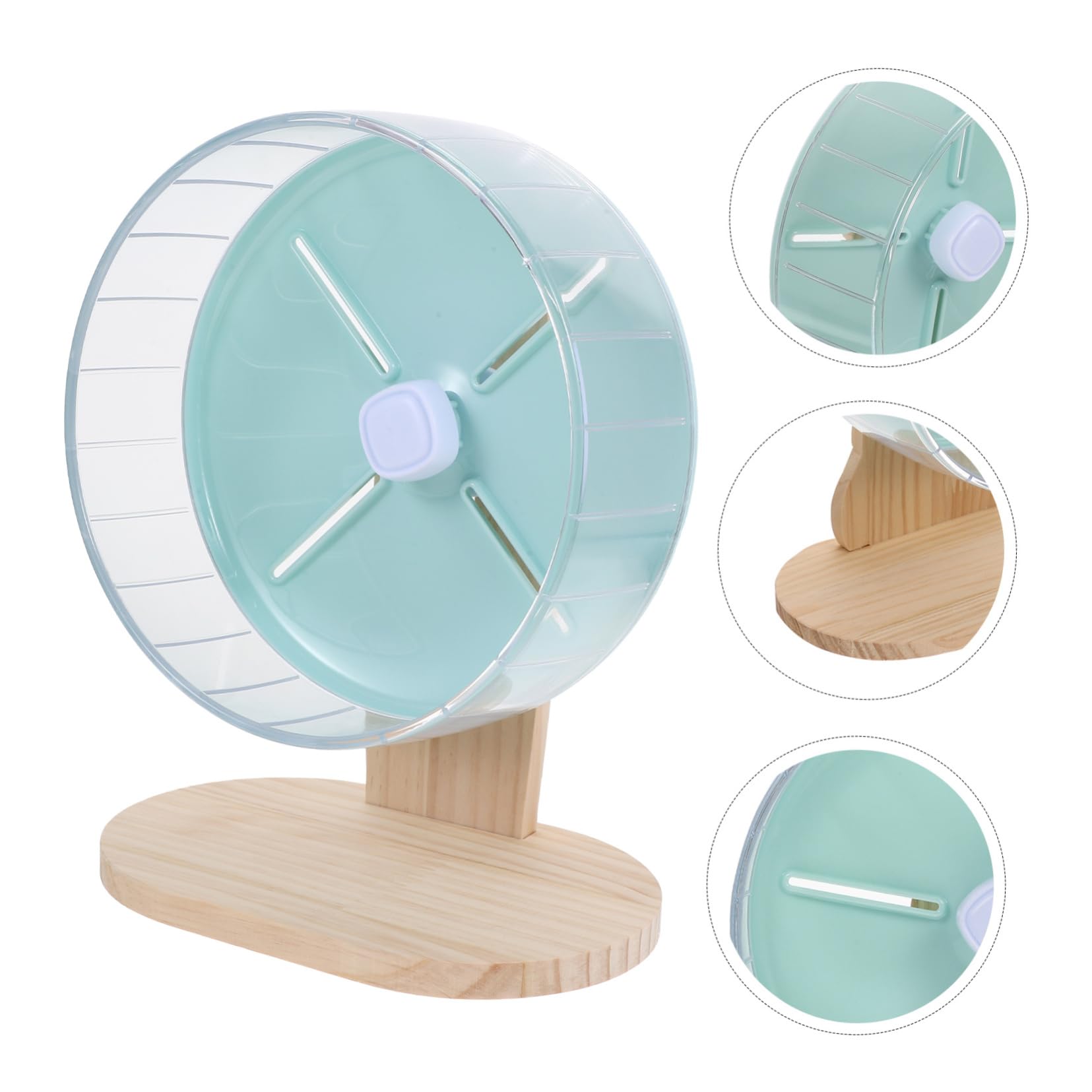 1ensemble Roue Exercice Silencieuse pour Hamster Et Petits Animaux avec Support Idéale pour Hérissons Et Chinchillas Accessoire De Jeu pour Animaux De Compagnie