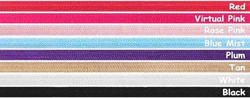 Miniatura 3 de DIY PARK 5 yardas 18 pulgadas 0.118 in sólido flaco elástico de punto banda de elastano bebé diadema pelo corbata vestido DIY costura costura