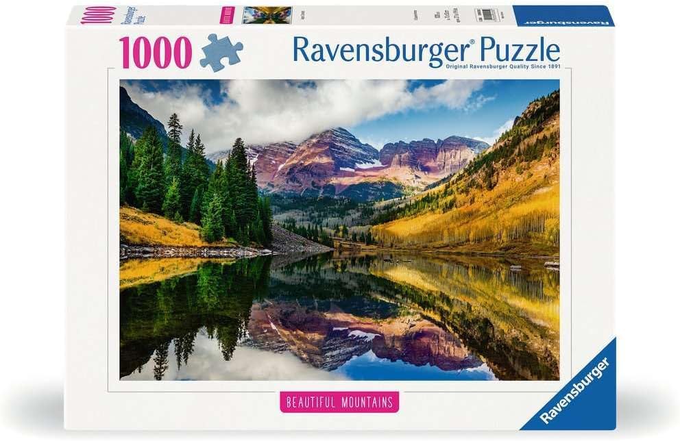 Ravensburger Beautiful Mountains - Aspen, Colorado - 1000 Piece Jigsaw Puzzle | Iconic Rocky Mountain Views | FSC-Certified Materials
