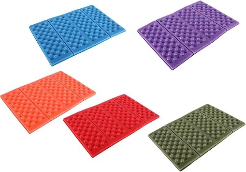5 Pieces Insulated Folding Foam Sit Mats, Foldable Seat Mat, Portable Waterproof Outdoor Sitting Pad, For Camping, Picnic, Hiking, Backpacking, Mountaineering