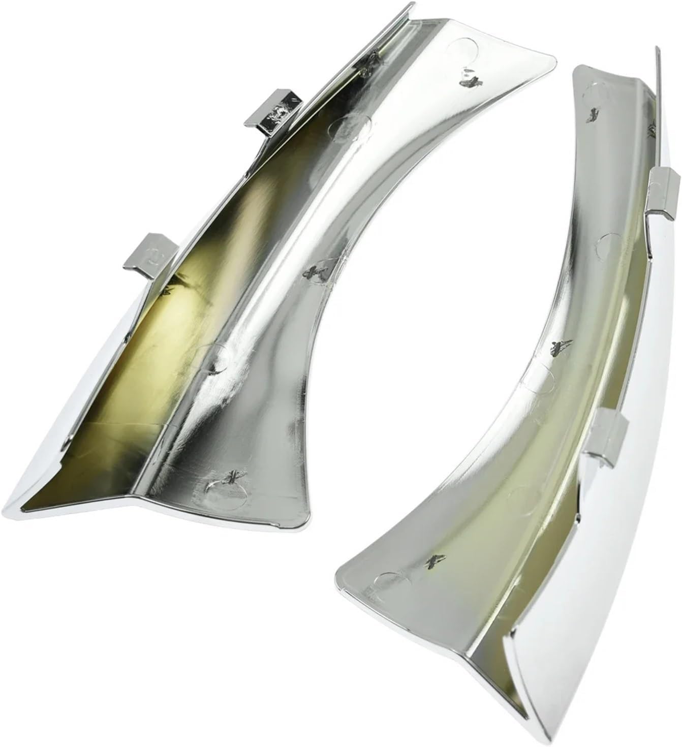 バイク マフラーカバー オートバイ用クロームミッドフレームヒートシールドトリムカバーエアデフレクター Victory 2010-20