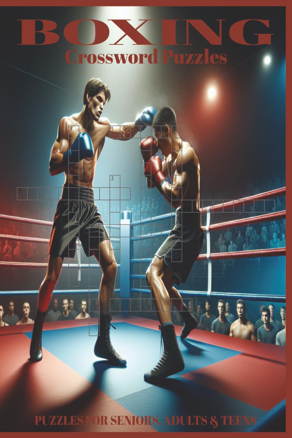Boxing Crossword Puzzles: 60 Crossword Puzzles about Boxing, Sports | 6X9 inches, 120 pages, 600 clues |The Perfect, Entertaining & Educational Gift for Sports lovers