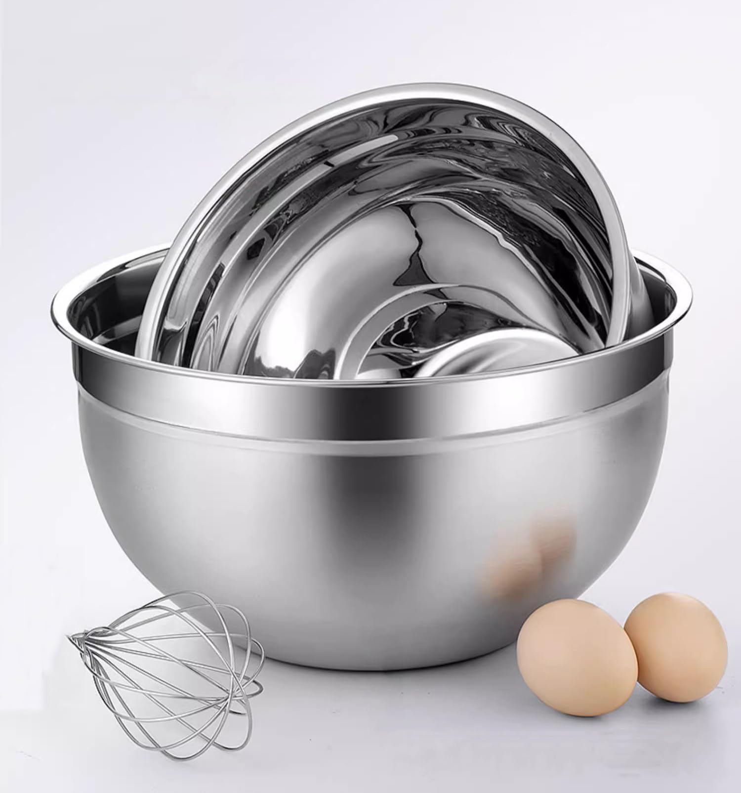 Rührschüssel 7.5L Edelstahl 304 – robust & langlebig für Großfamilie