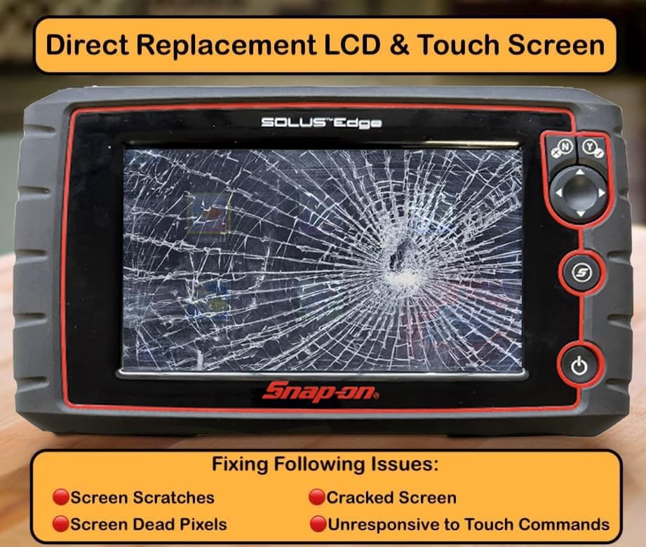 Pantalla LCD con digitalizador kit de reparación Solus Edge EESC320 OBD2 2