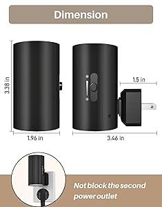 Night Lights Plug into Wall, LED Plug in Night Light, Dusk to Dawn Light Sensor, 0-100LM Adjustable Brightness Wall Light, Soft White 3000K, Dimmable Night Lights for Hallway Bedroom Stairway, 2 Pack