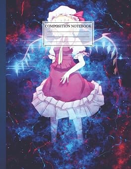 Composition NoteBook Touhou 28 | 8.5 x 11 In | 110 Pages College Ruled Universe Galaxy Planet Office School For Children Teens Kids, Planet , Students Girls For Home School College