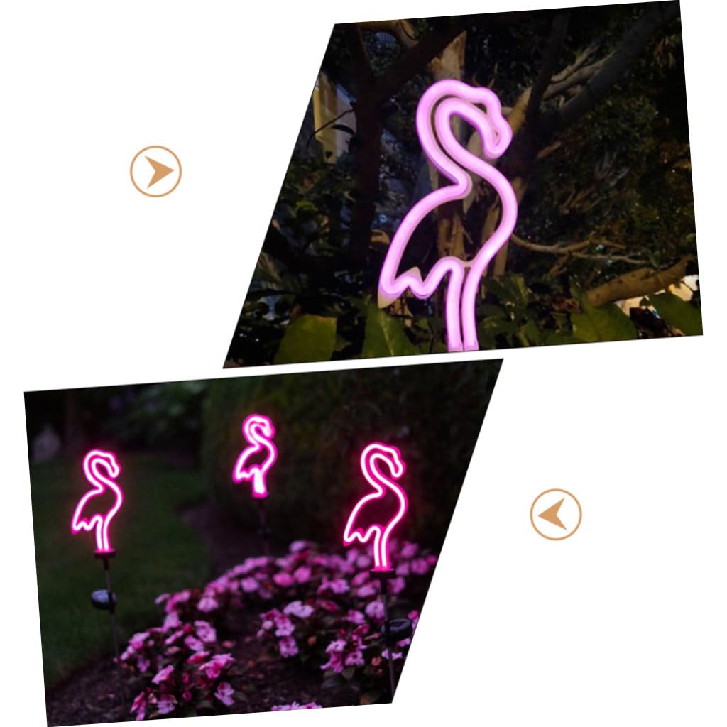 2 Stück Gartenleuchten Solar LED Flamingo und Kaktus aus Kunststoff und Eisen Solarbetrieben für Außenbereich Garten Solarbeleuchtung im Freien