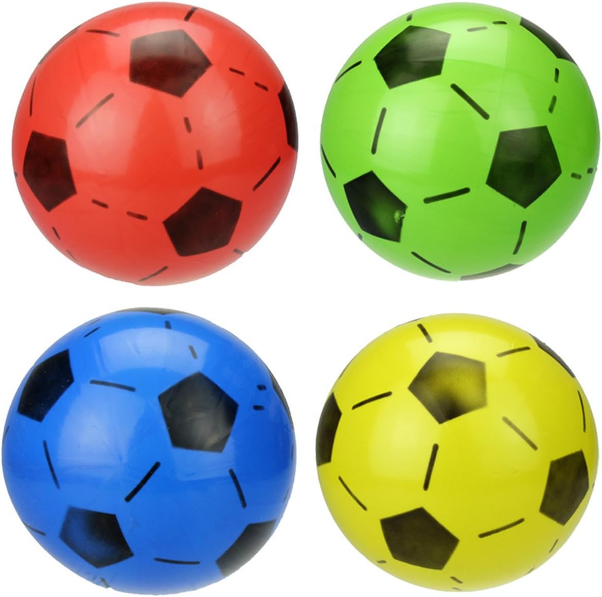 NUOLUX Pack of 6 Mini Football Softball Sports Balls Toy