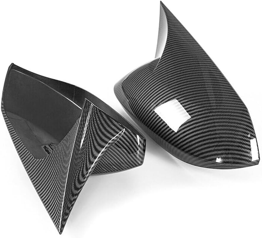 Compatible with Toyota Corolla 2019 2020 2021 2022 2023 Accessories Car Exterior Door Side Rearview Mirror Guard Cover Trim Caps Carbon Fiber Style