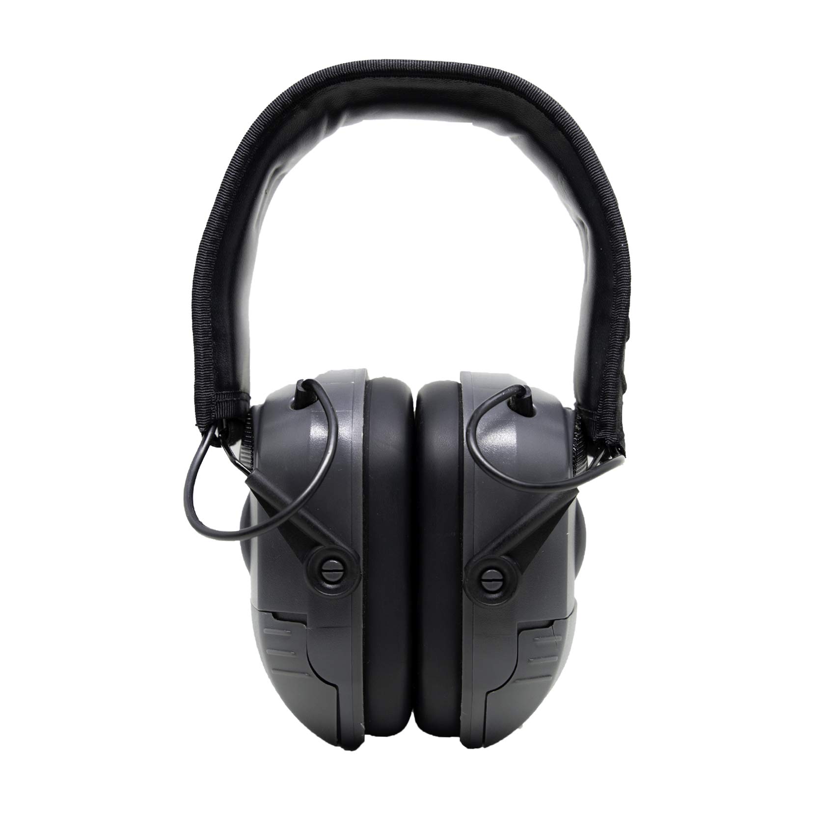 Walker'sUltimate Quad Connect Electronic Earmuffs with Bluetooth (NRR 27dB), Black/Gray, One Size