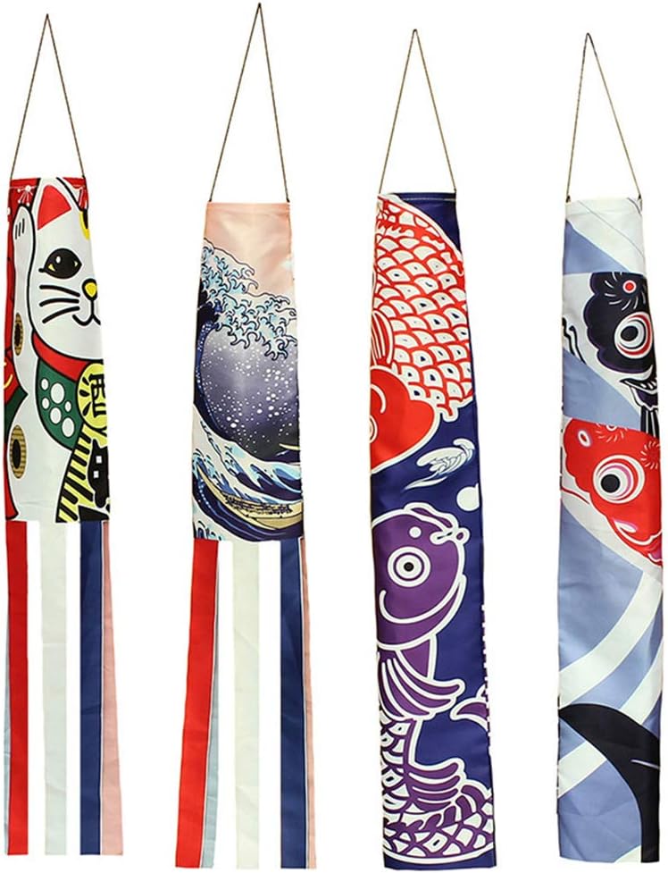 Bandiera Koinobori Giapponese - Manica A Vento Carpa, 26 Pollici, Per Esterni - Foto 2