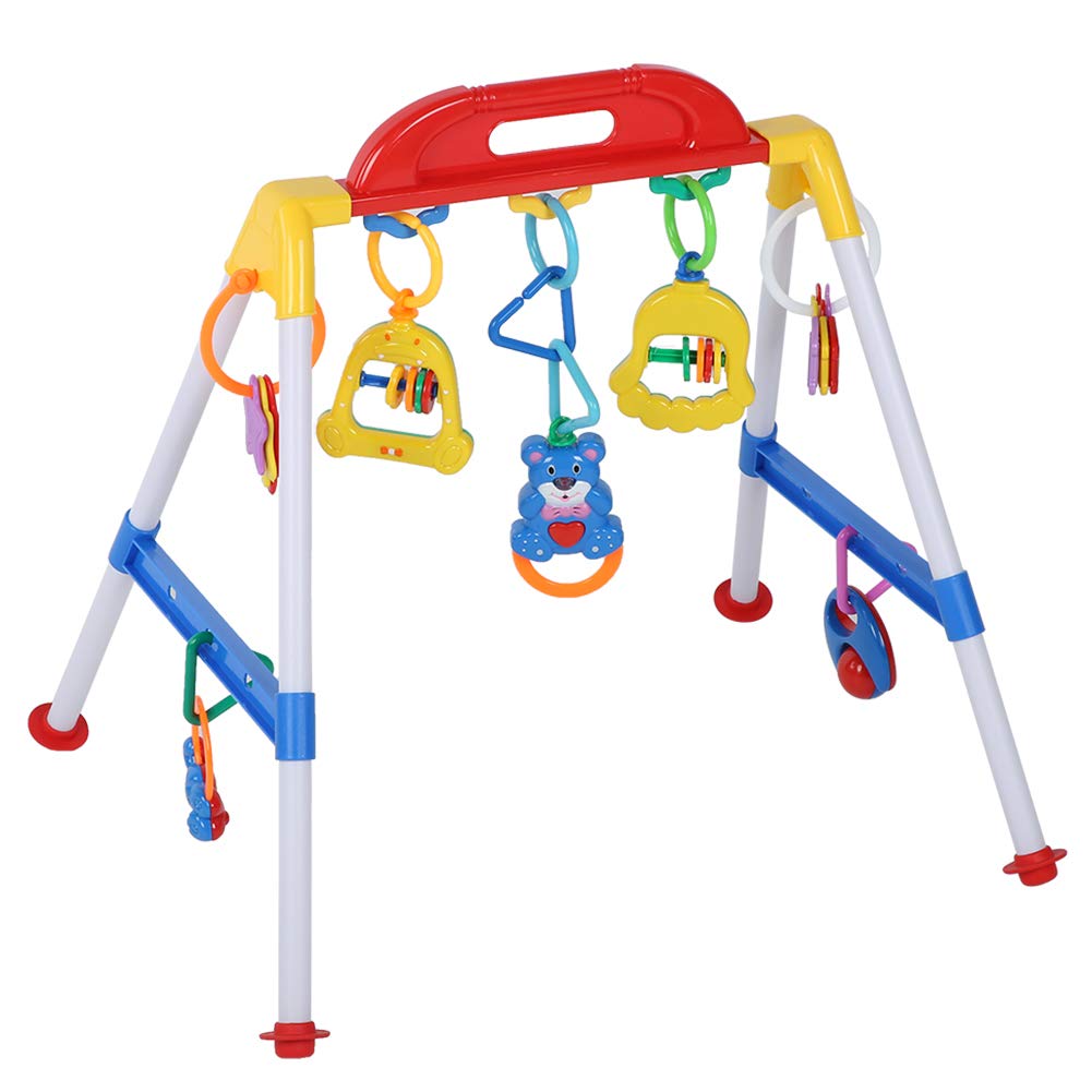 Jectse Baby Musical Fitness Frame Toy for Developing Back and Neck Muscles, for Children Above 3 Months Old (Music fitness stand)