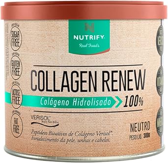 Colágeno Hidrolisado Nutrify Collagen Renew Verisol - 300g